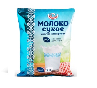 картинка Молоко сухое Глубокое 25% Беларусь 0,500гр*12 